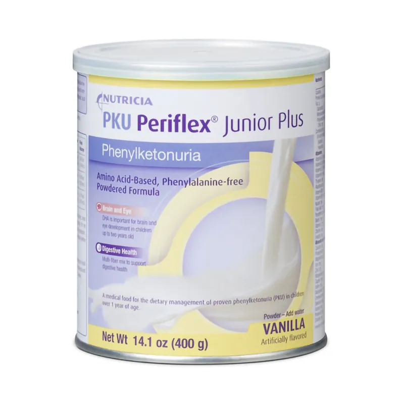 Pediatric Oral Supplement PKU Periflex® Junior Plus 14.1 oz. Can Powder Phenylalanine-free Phenylketonuria (PKU)