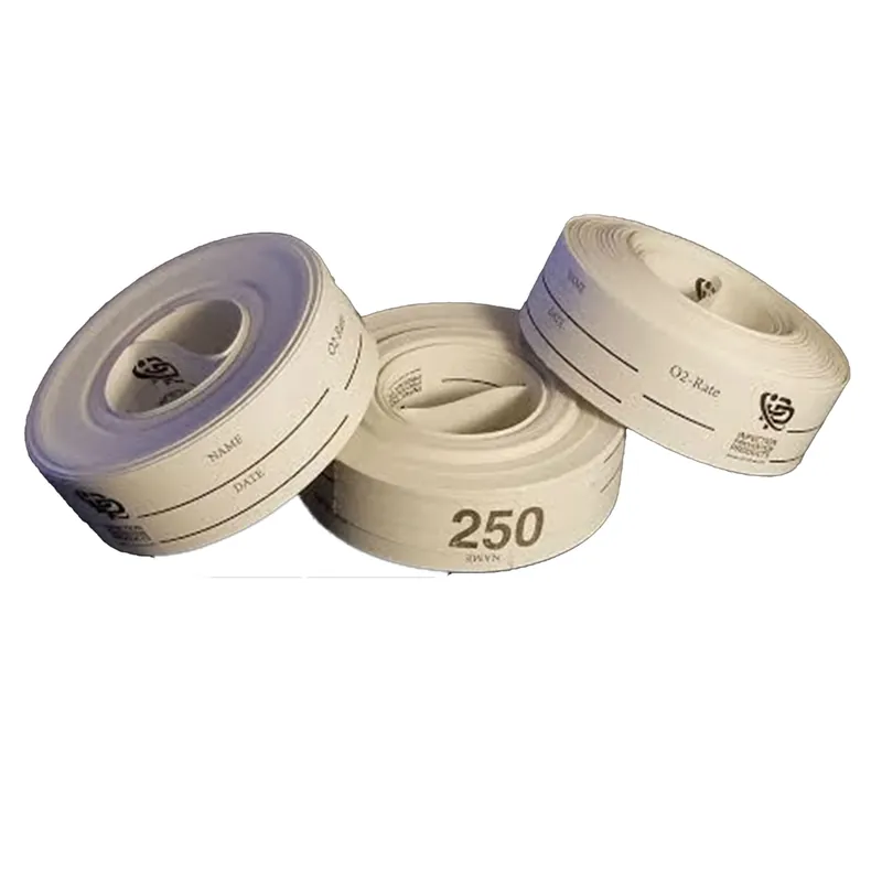 Warning Tag 02-Tags For Oxygen Tubing White 3/4 X 2 Inch 3/4 X 2 Inch 250 per Roll