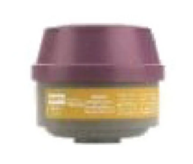 Low-Profile Cartridges/P100 Filter Combination Olive, Magenta, NIOSH, 42CFR84 Certifications, Filter Cartridge For Respirator