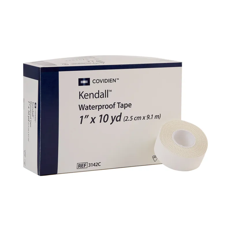 Medical Tape Kendall™ Waterproof Cloth 1 Inch X 10 Yard White NonSterile