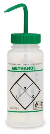 Safety Wash Bottle Methanol Label LDPE 500 mL (16 oz.)