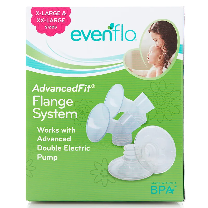 Flange System Evenflo AdvancedFit™ For Evenflo Advanced Double Electric Breast Pump