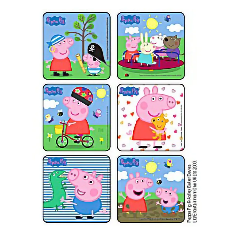 Kids Love Stickers® 75 per Unit Peppa Pig Sticker