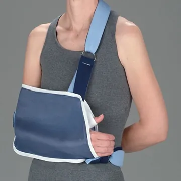 Shoulder Immobilizer DeRoyal® X-Large Canvas / Foam Hook and Loop Closure Left or Right Shoulder