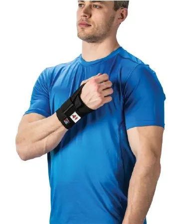 Wrist Support Swede-O® Reflex Open Palm Elastic / Nylon / Polyester / Polyethylene Left Hand Black Large