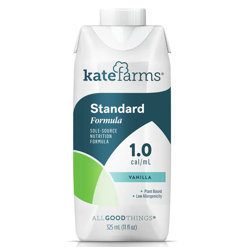 Oral Supplement Kate Farms® Standard 1.0 Vanilla Flavor Liquid 11 oz. Carton
