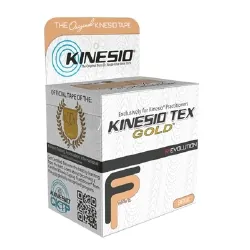 Kinesiology Tape Kinesio® Tex Gold™ FP Water Resistant Cotton 1 Inch X 5-1/2 Yard Beige NonSterile