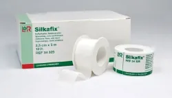 Medical Tape Silkafix® Skin Friendly Acetate 1 Inch X 5-2/5 Yard White NonSterile