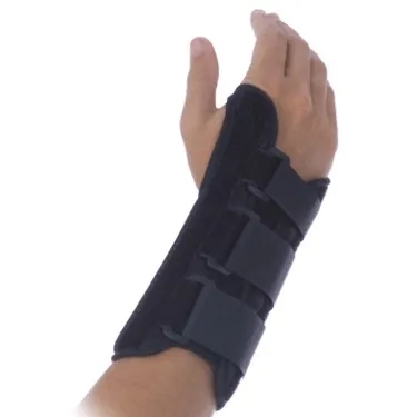 Wrist Brace PatientForm Aluminum / Spandex Left Hand Black X-Large