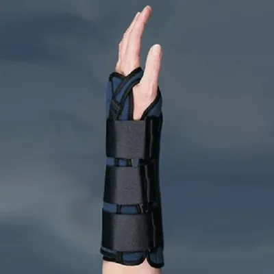 Wrist Brace Sammons Preston® UltraLite Aluminum / Foam Right Hand Black Medium