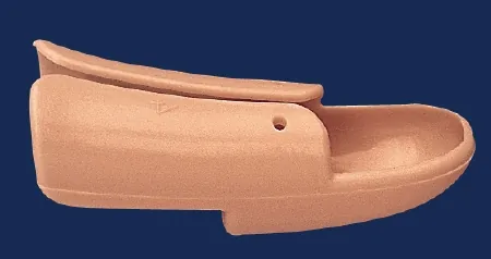 Finger Splint LINK® Split Splint Adult Size 2 Velcro® Strap Right Hand Beige