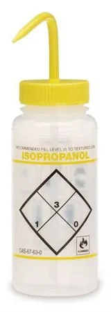 Safety Wash Bottle Isopropanol Label LDPE 500 mL (16 oz.)