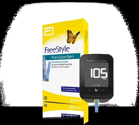 Blood Glucose Test Strips FreeStyle Lite® 50 Strips per Pack