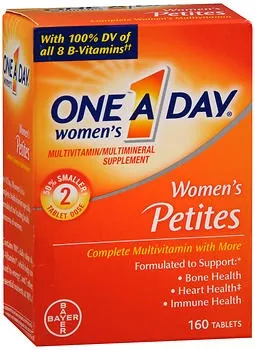 Multivitamin Supplement One-A-Day® Vitamin A / Ascorbic Acid / Vitamin D / Vitamin E / Vitamin B6 / Vitamin B12 Folic Acid 700mvg - 75 mg - 25 mcg - 7.5 mg Strength Tablet 160 per Carton