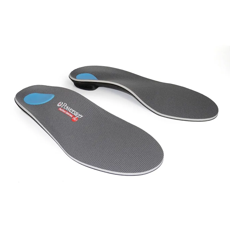 Powerstep® ProTech Control Wide Orthotic Insert Full Length Size E Polypropylene / Polyester / Poron® Foam / EVA Gray Male 8 to 8-1/2 / Female 10 to 10-1/2