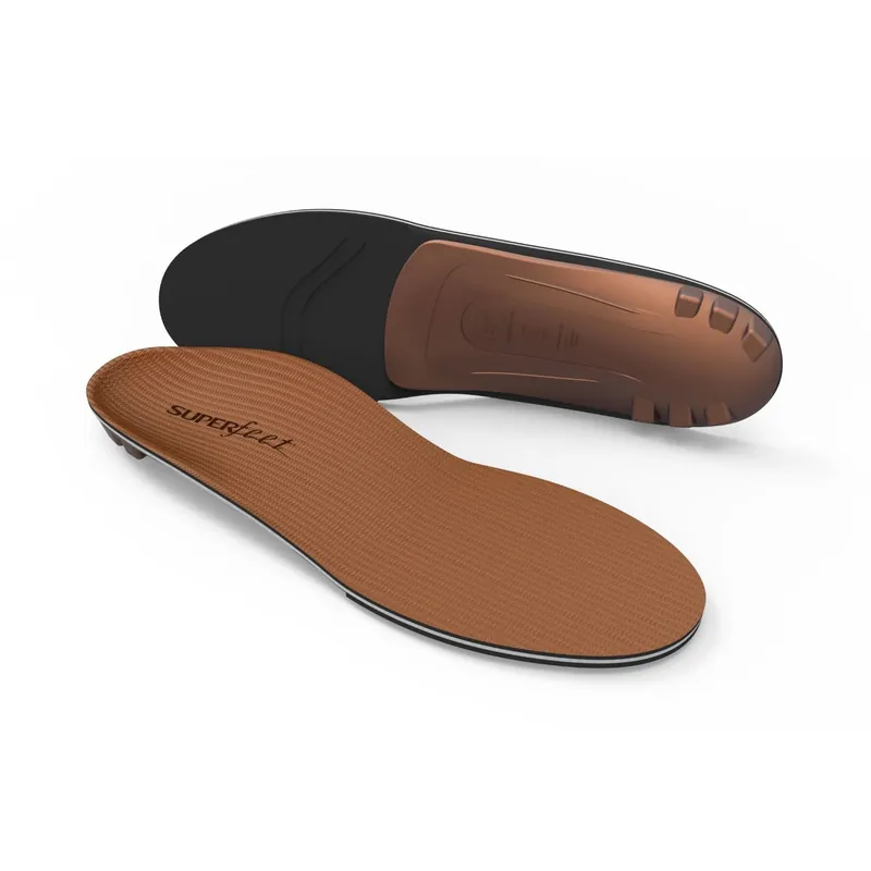 Superfeet® Copper DMP Insole Full Length Size C Foam Black / Tan Male 5-1/2 to 7 / Female 6-1/2 to 8