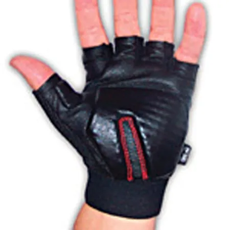 Wrist Support Impacto® Carpal Tunnel Glove Glove Style / Low Profile Elastic / Leather / Nylon Left or Right Hand Black Medium