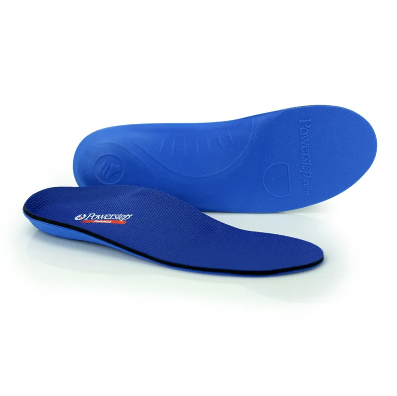Powerstep® Pinnacle Orthotic Insert Full Length Size E EVA / Foam / Polyester / Polypropylene Black / Blue Male 8 to 8-1/2 / Female 10 to 10-1/2