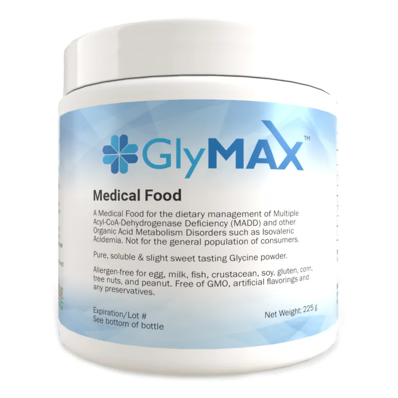 Oral Supplement GlyMAX® Unflavored Powder 225 Gram Jar