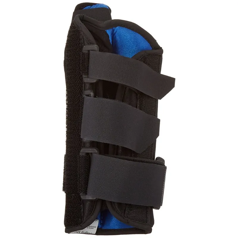 Wrist Brace with Thumb Spica Rolyan® Aluminum / Spandex / Nylon Right Hand Black Medium