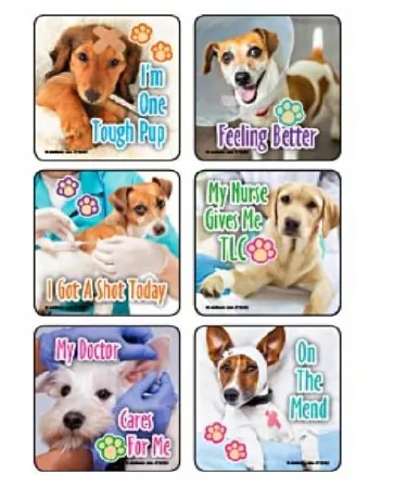 Kids Love Stickers® 75 per Unit TLC Pups Assorted Sticker