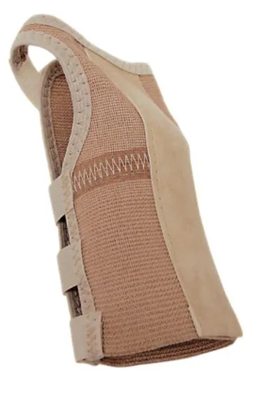 Wrist Brace Sroufe® Cotton / Elastic Left Hand Beige Large