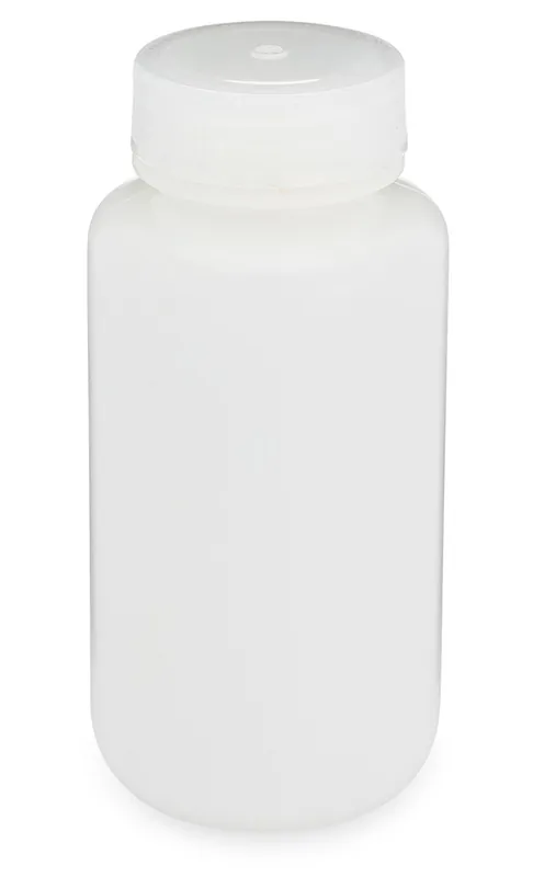 Laboratory Bottle Diamond RealSeal™ Round / Wide Mouth HDPE 250 mL (8 oz.)