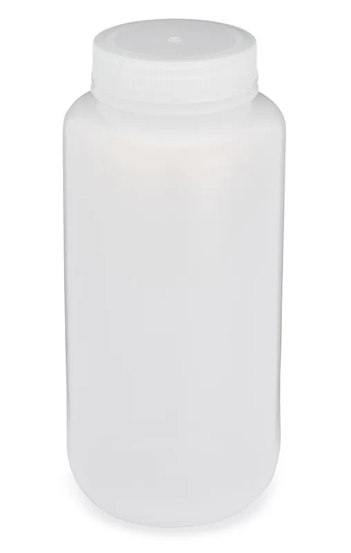 Laboratory Bottle Diamond RealSeal™ Round / Wide Mouth LDPE 1,000 mL (32 oz.)