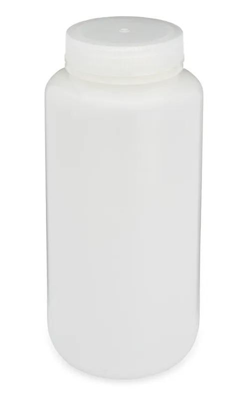 Laboratory Bottle Diamond RealSeal™ Round / Wide Mouth HDPE 1,000 mL (32 oz.)