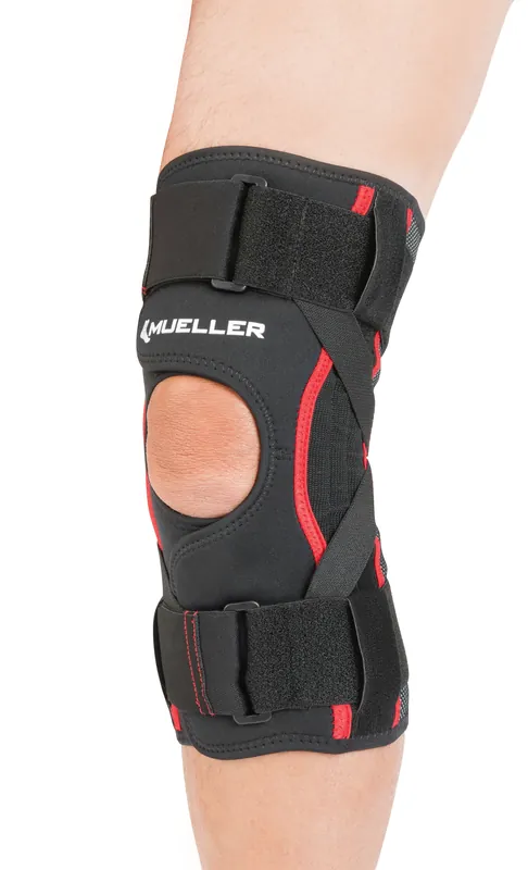 Knee Brace OmniForce® AKS-500 Large / X-Large Wraparound / D-Ring / Hook and Loop Strap Closure 16 to 20 Inch Knee Circumference Left or Right Knee