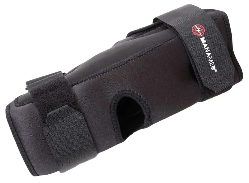 Knee Brace ManaEZ™ Small D-Ring / Hook and Loop Strap Closure Left or Right Knee