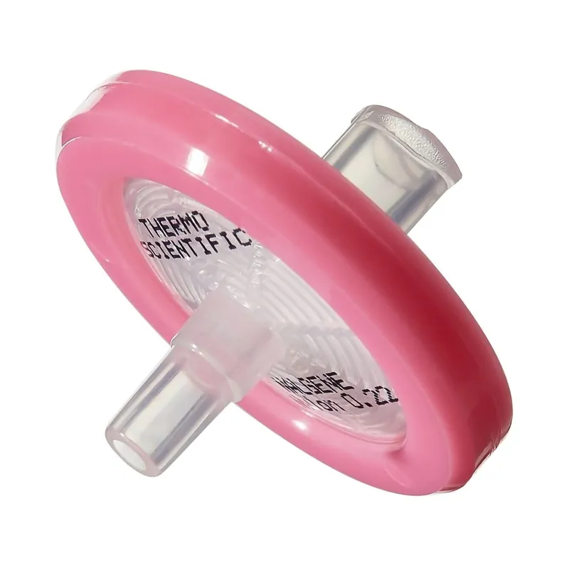 Syringe Filter Nalgene™ 25 mm Diameter, 0.2 µm Pore Size, Sterile For Filtering Cryoprotectants such as DMSO, Aqueous Biological Solutions, Alcoholic Solutions and Nonaqueous / HPLC / GC Solvent Applications