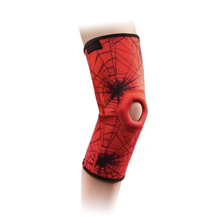 Knee Support DonJoy® Advantage Kid's Patella Knee Sleeve Featuring Marvel Pediatric Pull-On 11 to 12 Inch Knee Circumference Left or Right Knee
