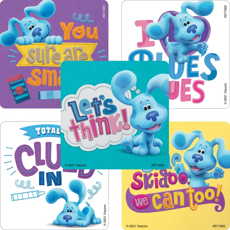 SmileMakers® 119 per Unit Blue's Clues & You Skidoo Sticker 2-1/2 Inch