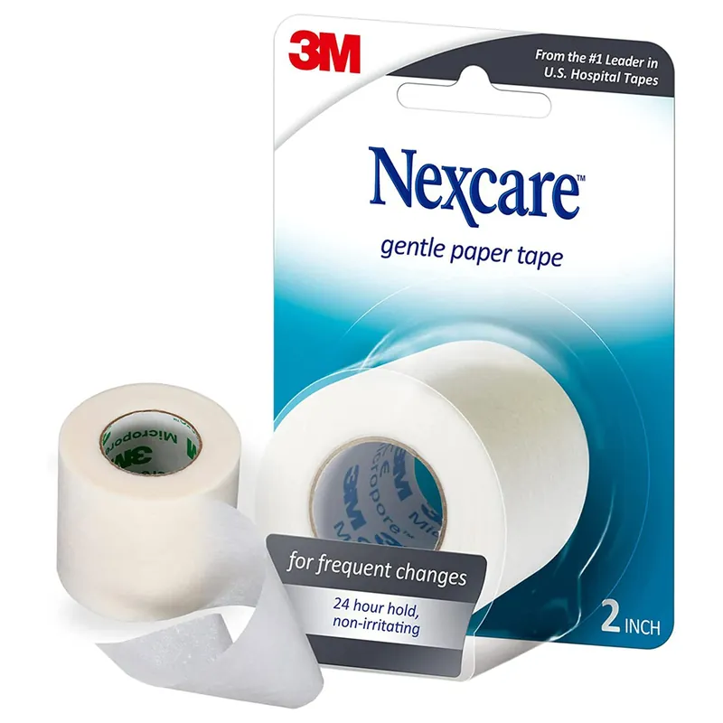 Medical Tape Nexcare™ Gentle Skin Friendly Paper 2 Inch X 10 Yard White NonSterile