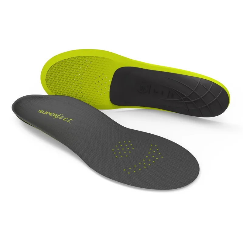 Superfeet® CARBON Insole Full Length Size G Carbon / Foam / Polymer Blend Black / Green Male 13-1/2 to 15
