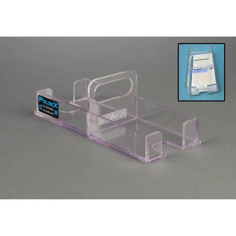Petri Film Caddy 2 Pocket, 1-1/3 X 3-1/2 X 4-1/2 Inch Inside Dimensions