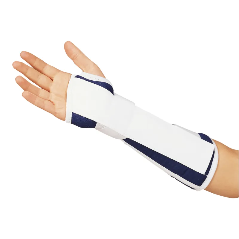 Wrist Brace Canvas / Foam Right Hand Blue Large
