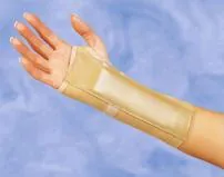 Wrist Brace DeRoyal® Leatherette Left Hand Brown Medium
