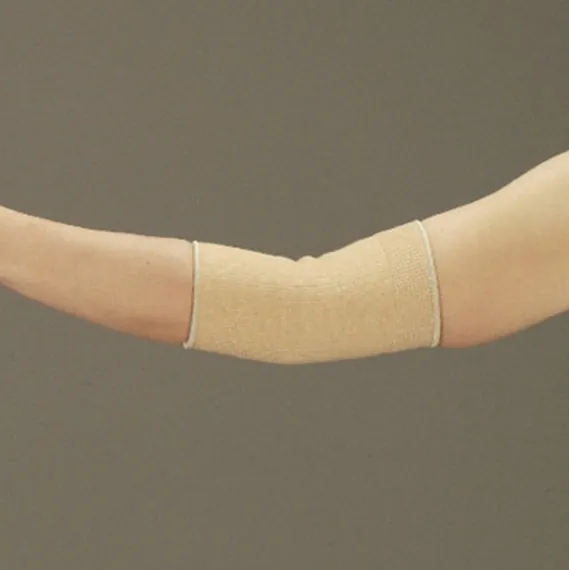 Elbow Support DeRoyal® Large Pull-On Left or Right Elbow 13 to 15 Inch Forearm Inch Circumference Tan