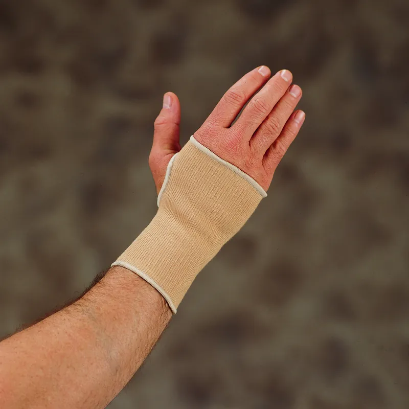 Wrist Support DeRoyal® Cotton / Elastic Left or Right Hand Beige Large