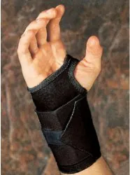 Wrist Support with Tension Strap Elastic / Plastic Left Hand Black Medium