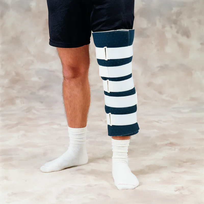 Knee Immobilizer DeRoyal® One Size Fits Most 19 Inch Length Left or Right Knee