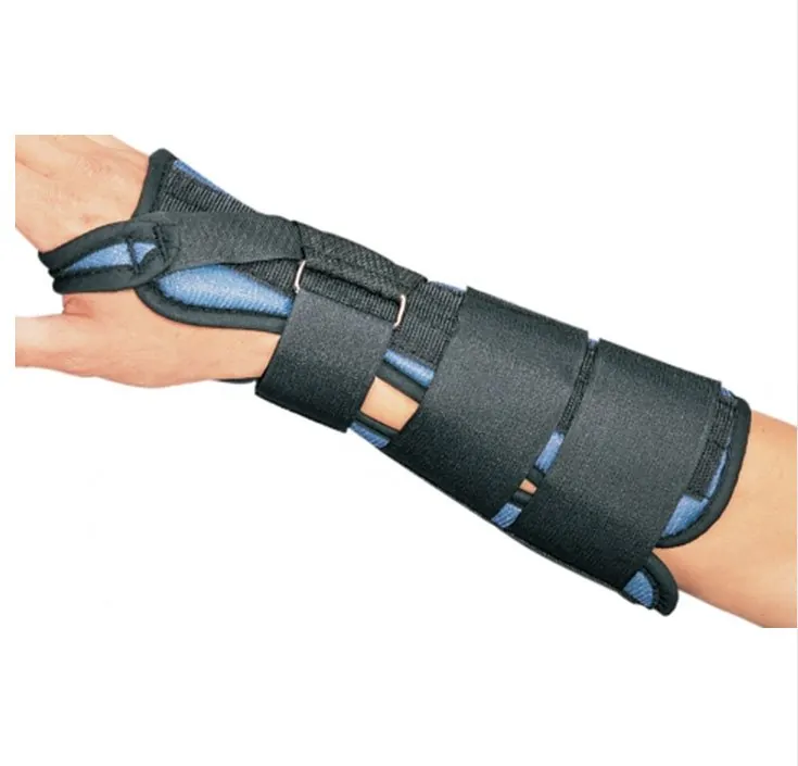 Wrist Brace ProCare® Aluminum / Foam / Tricot Right Hand Black Small