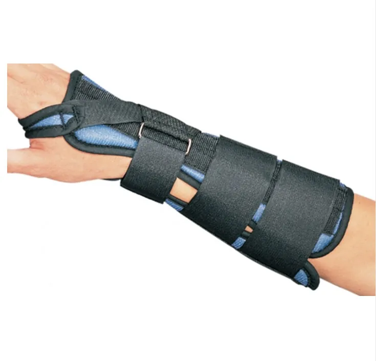Wrist Brace ProCare® Aluminum / Foam / Tricot Right Hand Black Medium