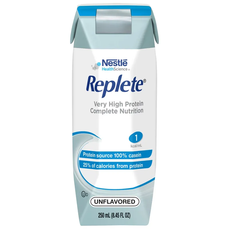 Tube Feeding Formula Replete® Unflavored Liquid 8.45 oz. Carton