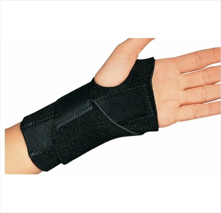 Wrist Brace ProCare® Universal Wrist-O-Prene™ Neoprene Left Hand Black One Size Fits Most