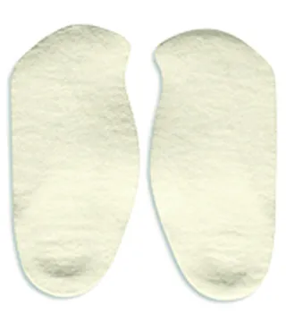 Comf-Orthotic® Insole Small Wool Felt Beige Male 7 to 8-1/2