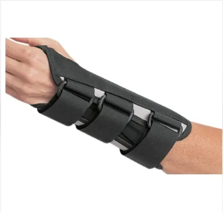 Wrist Brace ProCare® B.A.T.H.™ Aluminum / Canvas Right Hand Black X-Small