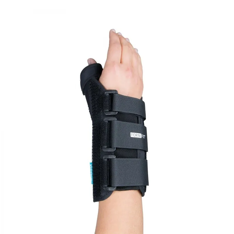 Thumb Spica Ossur® Formfit® X-Large D-Ring / Hook and Loop Strap Closure Left Hand Black